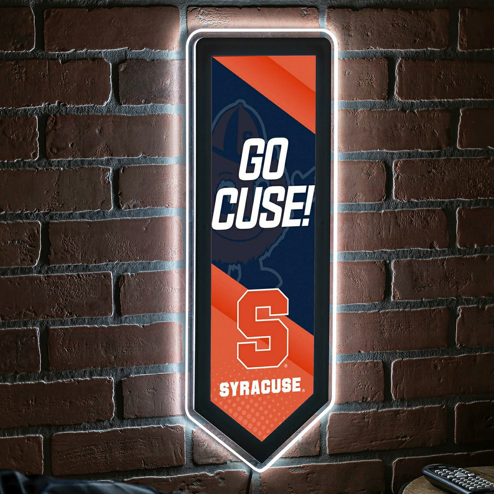 LED Wall Decor, Pennant, Syracuse University, Collegiate, Home