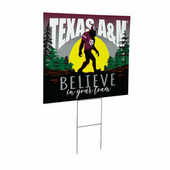Texas A&M Yard Sign, Bigfoot, Collegiate, Home