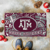 Texas A&M Holiday PVC Mat, 28"x16", Collegiate