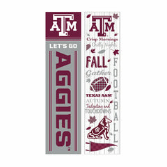 46" Double Sided Leaner, Texas A&M, Fall Seasonal, Collegiate, Home