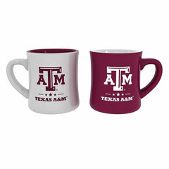 Texas A&M 10oz Ceramic Cup Set, 2pc, Collegiate, Home