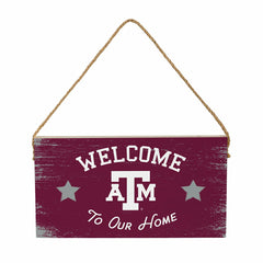 Texas A&M Wood Wall Sign, 6x11, Collegiate, Home