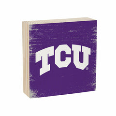 Texas Christian University Plock, Down Home Fans, 6x6, Collegiate, Home