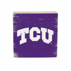 Texas Christian University Plock, Down Home Fans, 6x6, Collegiate, Home