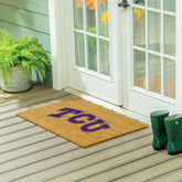 Texas Christian University Large Full Color Coir Mat, 36"x24", Collegiate