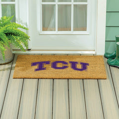 Texas Christian University Large Full Color Coir Mat, 36"x24", Collegiate