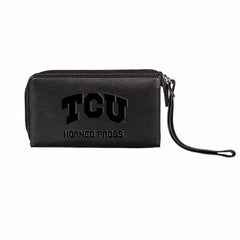 Wristlet Wallet, Black, Texas Christian University, Collegiate, Home