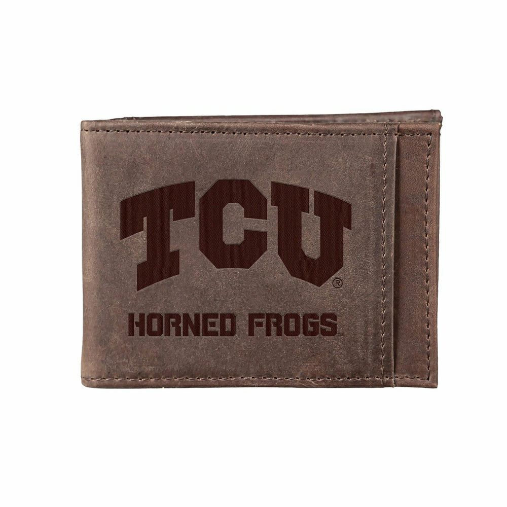 Front Pocket Wallet w/ RFID Blocking, Texas Christian University, Brow, Collegiate, Home