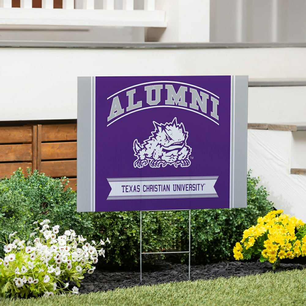 Texas Christian University Coroplast Yard Sign Alumni, Collegiate, Home