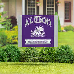 Texas Christian University Coroplast Yard Sign Alumni, Collegiate, Home