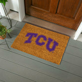 Coir Mat, 16"x28", Texas Christian University, Collegiate