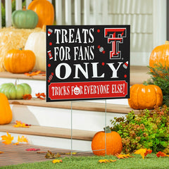 Texas Tech University Yard Sign, Halloween Treats for Fans, Collegiate, Home