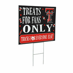 Texas Tech University Yard Sign, Halloween Treats for Fans, Collegiate, Home