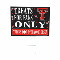 Texas Tech University Yard Sign, Halloween Treats for Fans, Collegiate, Home