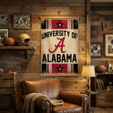 University of Alabama, Canvas Wall Tapestry, Medium, 36x24, Collegiate, Home