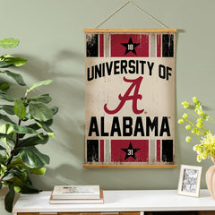 University of Alabama, Canvas Wall Tapestry, Medium, 36x24, Collegiate, Home