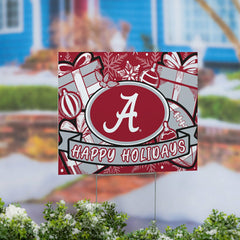University of Alabama Yard Sign, Holiday, Collegiate, Home