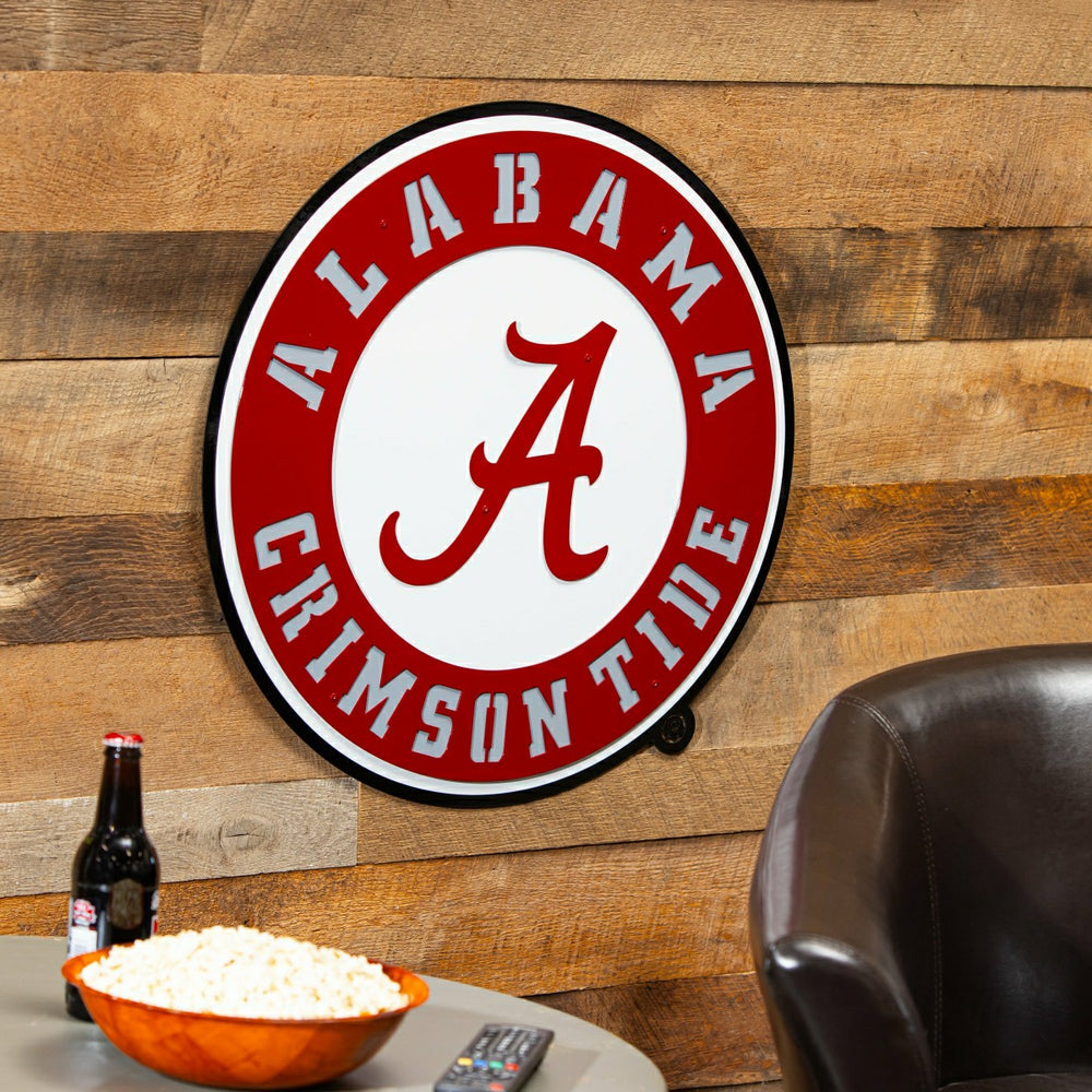 University of Alabama Layered Metal Wall Art, Collegiate, Home