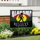 University of Alabama Yard Sign, Bigfoot, Collegiate, Home