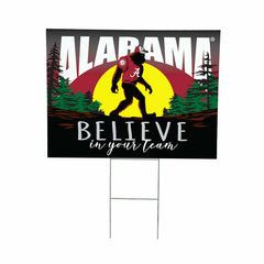University of Alabama Yard Sign, Bigfoot, Collegiate, Home