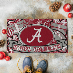 University of Alabama Holiday PVC Mat, 28"x16", Collegiate