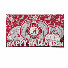 University of Alabama Halloween PVC Mat, 28"x16", Collegiate