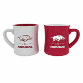 University of Arkansas 10oz Ceramic Cup Set, 2pc, Collegiate, Home