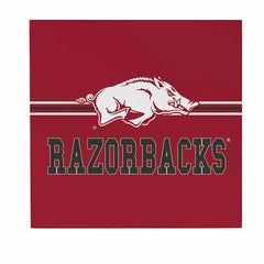 University of Arkansas Wood Wall Sign, 12x12, Collegiate, Home