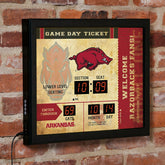 Scoreboard Wall Clock, Arkansas, Collegiate, Home