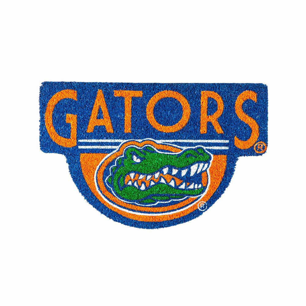 NCAA Team Shaped Coir Door Mat, Florida Gators, Collegiate