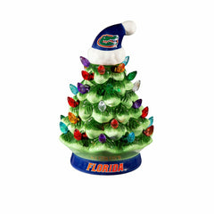 8" LED Ceramic Christmas Tree, University of Florida, Collegiate, Home