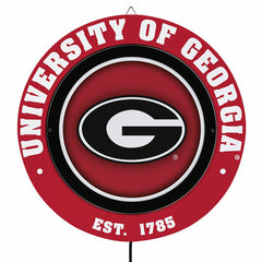 University of Georgia, Metal Lite, Round, Collegiate
