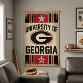 University of Georgia, Canvas Wall Tapestry, Large, 54x36, Collegiate, Home