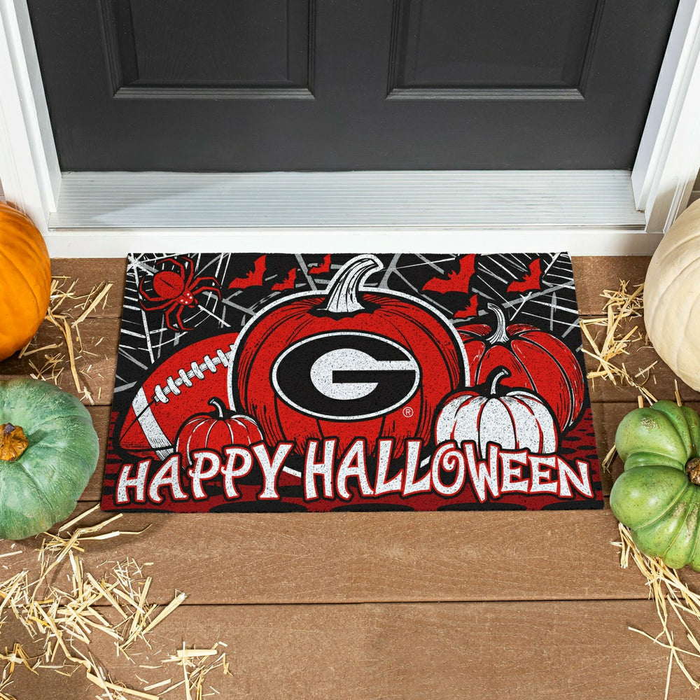 University of Georgia Halloween PVC Mat, 28"x16", Collegiate