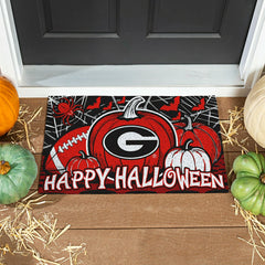 University of Georgia Halloween PVC Mat, 28"x16", Collegiate