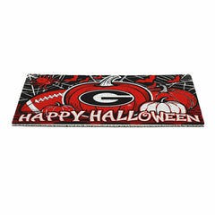 University of Georgia Halloween PVC Mat, 28"x16", Collegiate