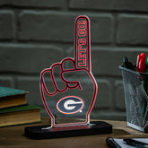 University of Georgia College Foam Finger Desklite LED Decor, Collegiate, Home