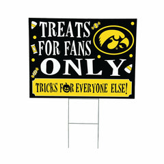 University of Iowa Yard Sign, Halloween Treats for Fans, Collegiate, Home