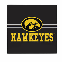 University of Iowa Wood Wall Sign, 12x12, Collegiate, Home