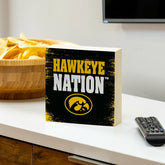 University of Iowa Plock, Down Home Fans, 6x6, Collegiate, Home