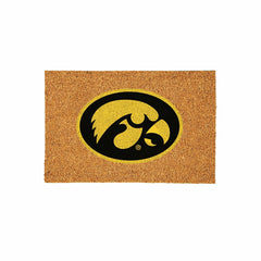University of Iowa Large Full Color Coir Mat, 36"x24", Collegiate