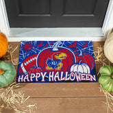 University of Kansas Halloween PVC Mat, 28"x16", Collegiate