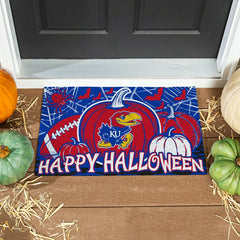 University of Kansas Halloween PVC Mat, 28"x16", Collegiate