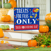 University of Kansas Yard Sign, Halloween Treats for Fans, Collegiate, Home