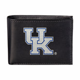 University of Kentucky Black Bi-Fold Embroidered Wallet w/ RFID Blocking, Collegiate, Home