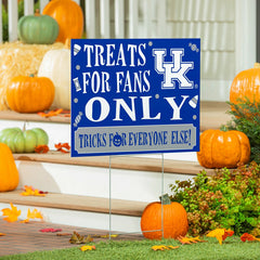 University of Kentucky Yard Sign, Halloween Treats for Fans, Collegiate, Home
