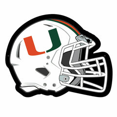 LED Wall Decor, Helmet, University of Miami, Collegiate, Home