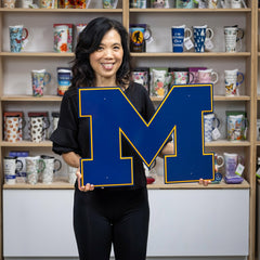 University Of Michigan Premier Metal Wall Art, Collegiate, Home