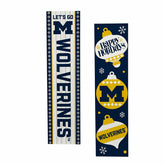 47" Double Sided Leaner, University Of Michigan, Christmas, Collegiate, Home
