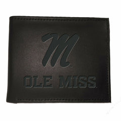 University of Mississippi, Bi-Fold Wallet, Black, Collegiate, Home